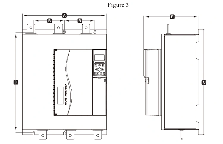 11KW 15KW 22KW 380V Built in Bypass Soft Starter