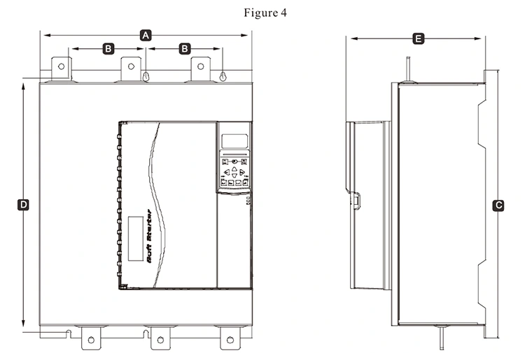 11KW 15KW 22KW 380V Built in Bypass Soft Starter