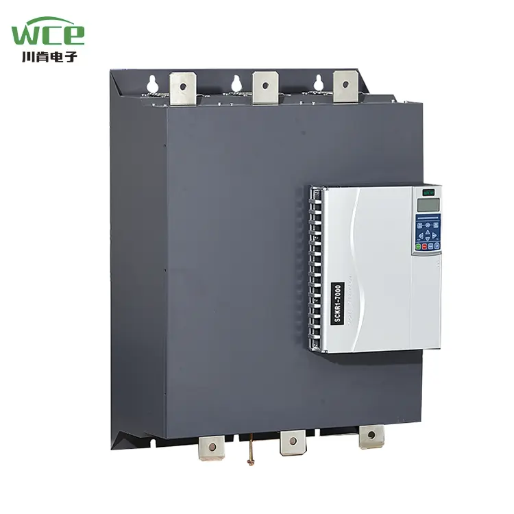 LCD displej postavený v obchvatu Soft Starter 1000kW